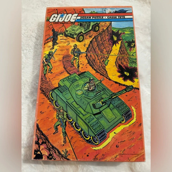 Vintage GI Joe 1982 Hasbro 200 Piece Jigsaw Puzzle 1610-2 Complete Collectible - Picture 11 of 12
